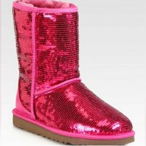 Ugg Classic Short Sparkles Size 7 New In Box